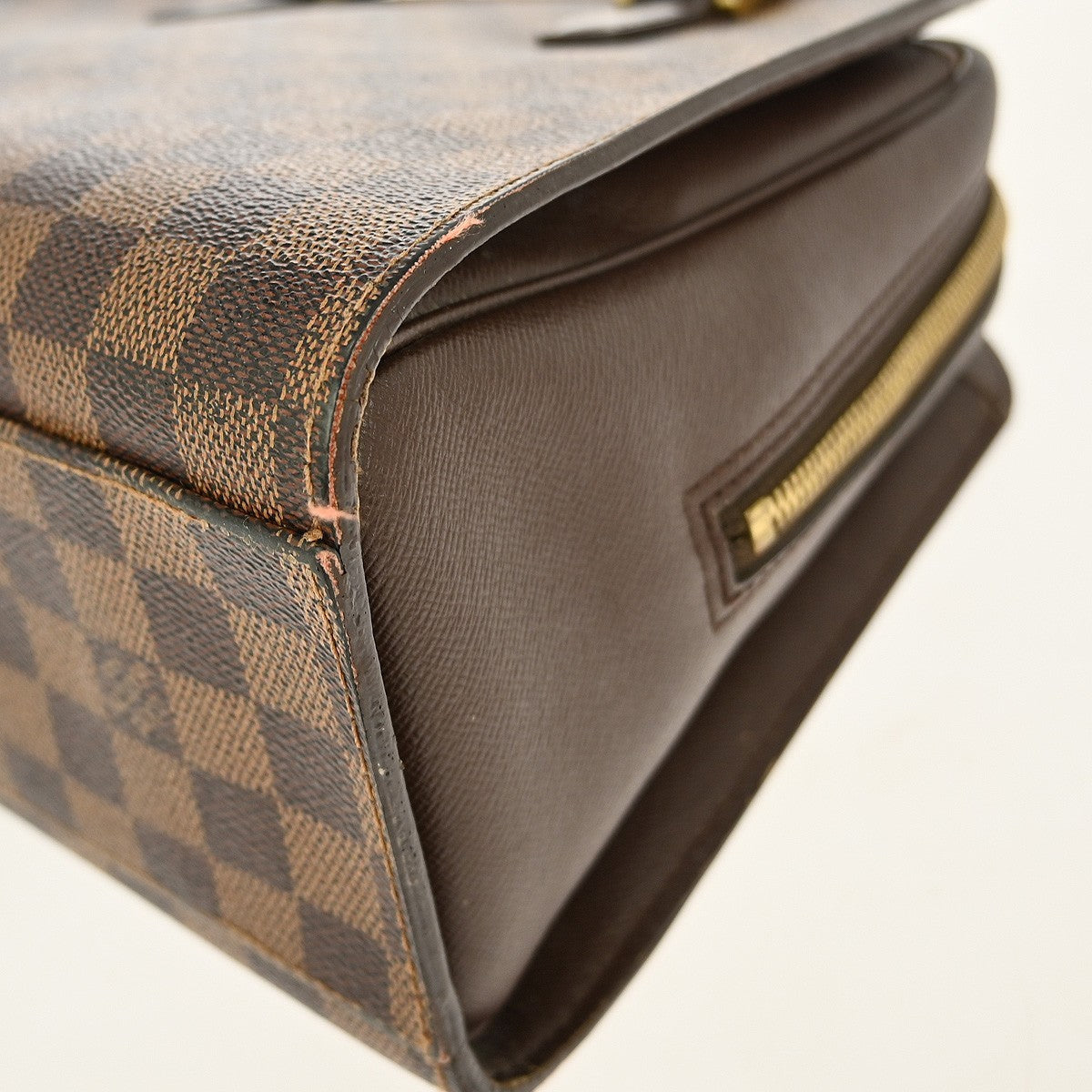 Louis Vuitton Triana Bag Damier Brown Canvas Handbag
