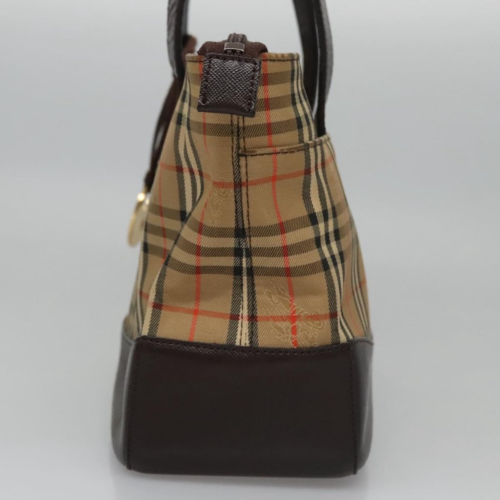 Burberry Nova Check Handbag Nova Check Canvas And Leather Beige Canvas Handbag
