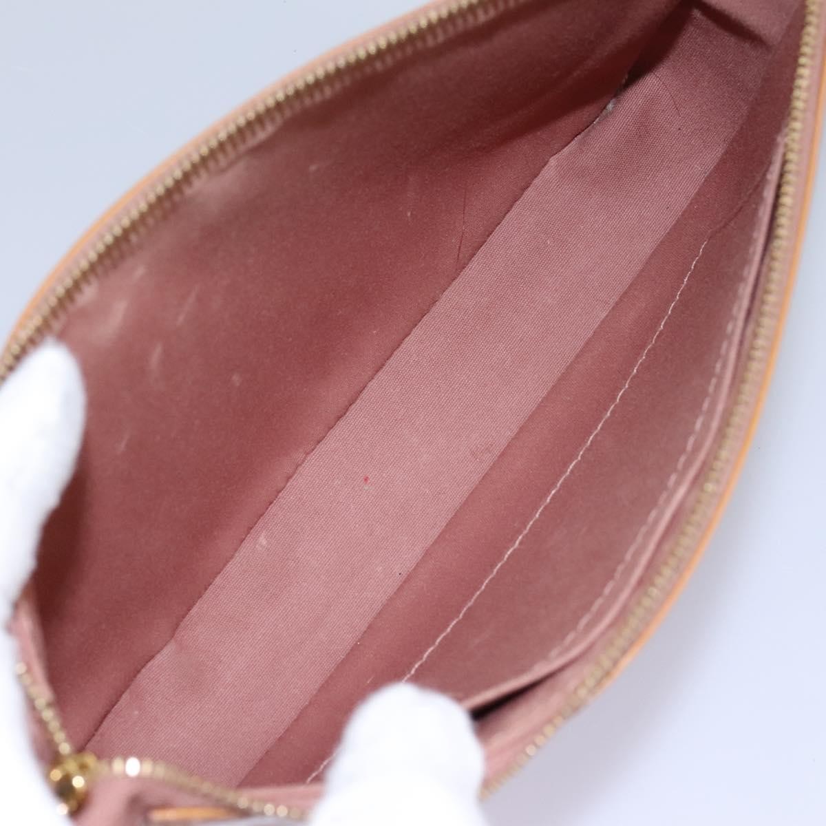 Louis Vuitton Pochette Accessoires Patent Leather Pink Patent_Leather Bag