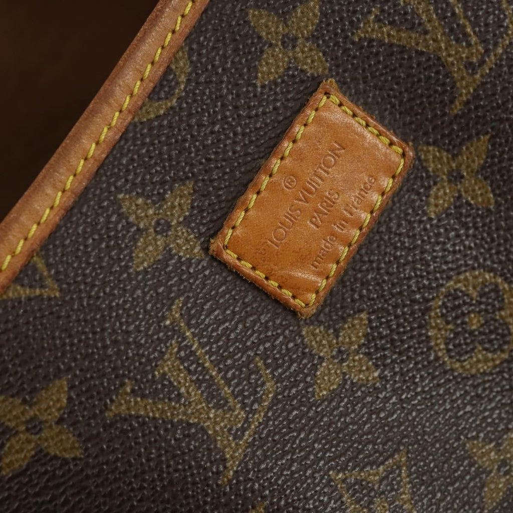 Louis Vuitton Saumur Handbag Monogram Canvas Brown Canvas Shoulder Bag