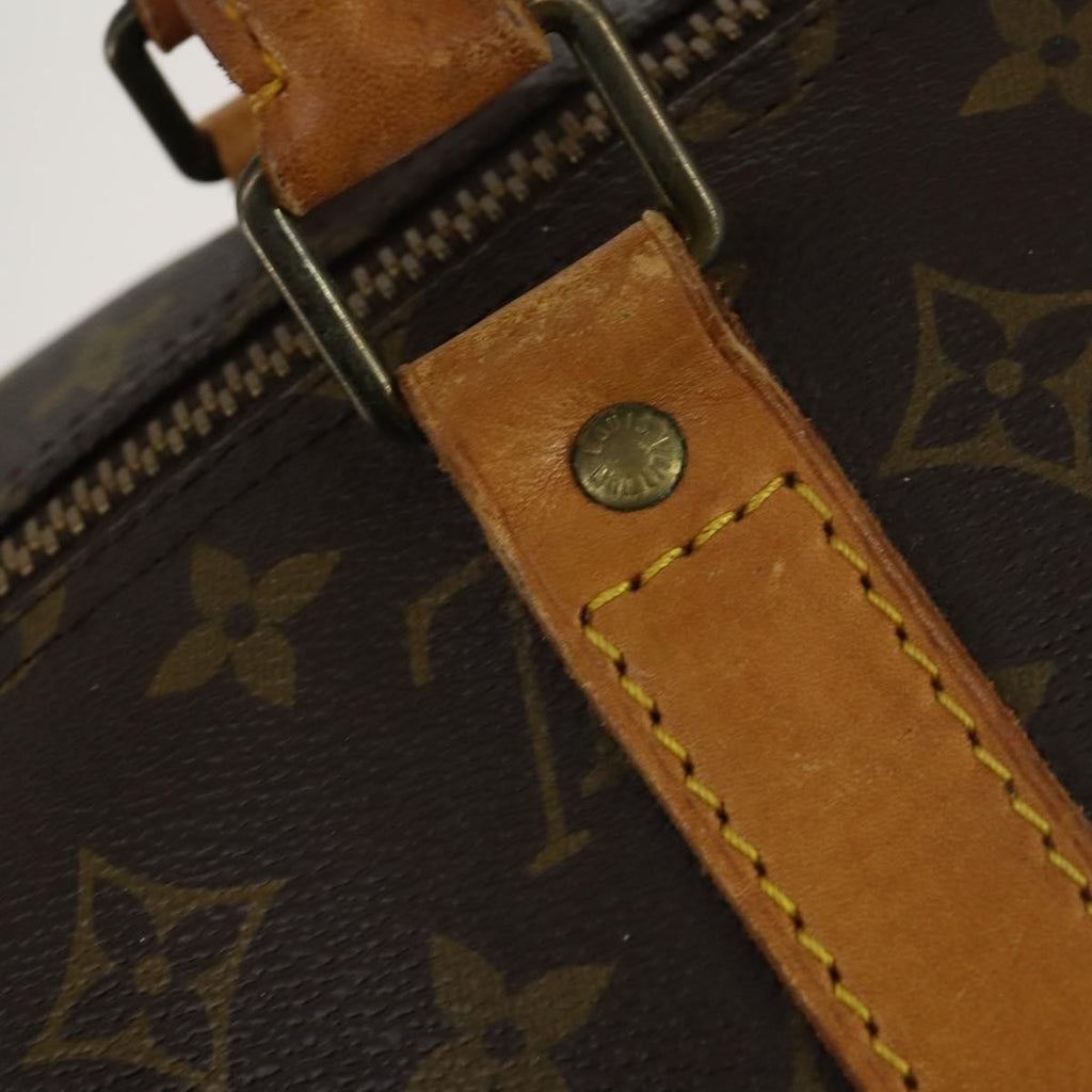 Louis Vuitton Keepall Bag Monogram Canvas Brown Canvas Travel Bag