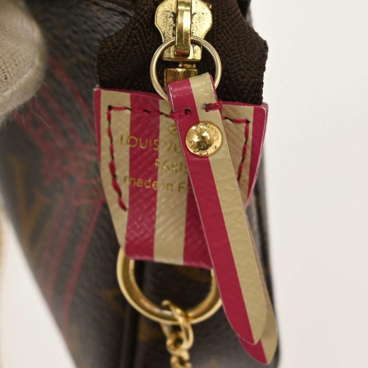 Louis Vuitton Pochette Accessoires Limited Edition Monogram Canvas Brown Canvas Clutche & Pouche Bag