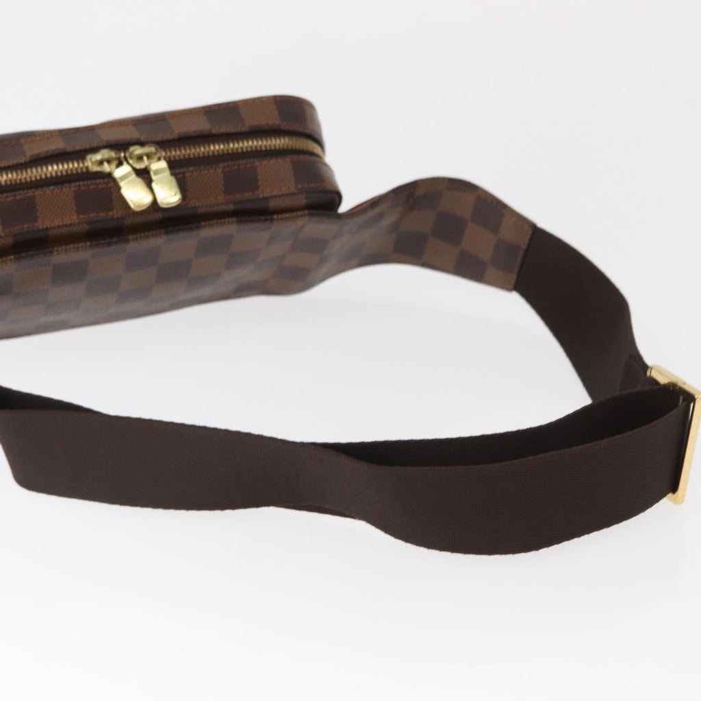 Louis Vuitton Geronimos Waist Bag Damier Brown Canvas Clutche & Pouche Bag