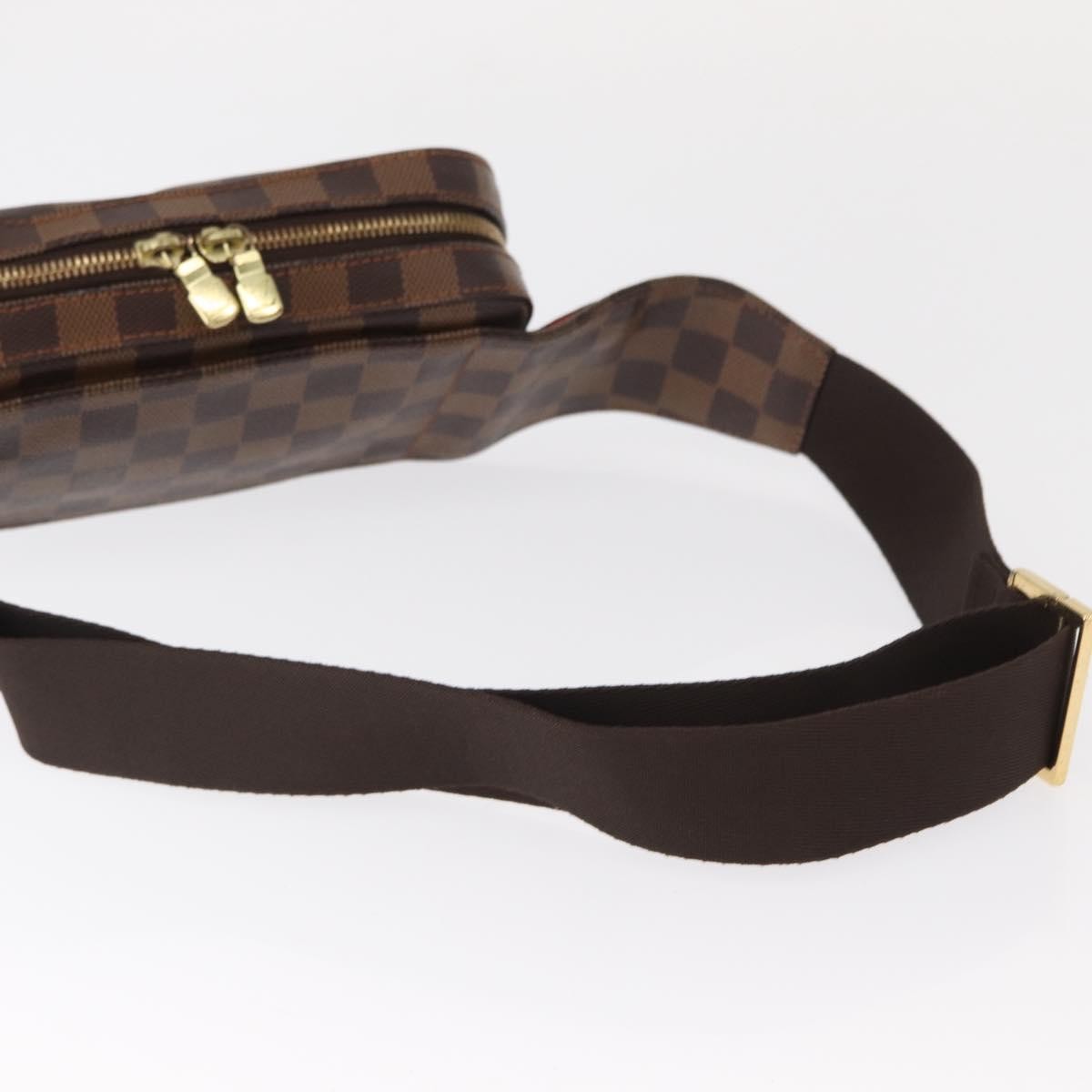 Louis Vuitton Geronimos Waist Bag Damier Brown Canvas Clutche & Pouche Bag