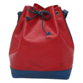 Louis Vuitton Bicolor Noe Handbag Epi Leather Red Leather Bag