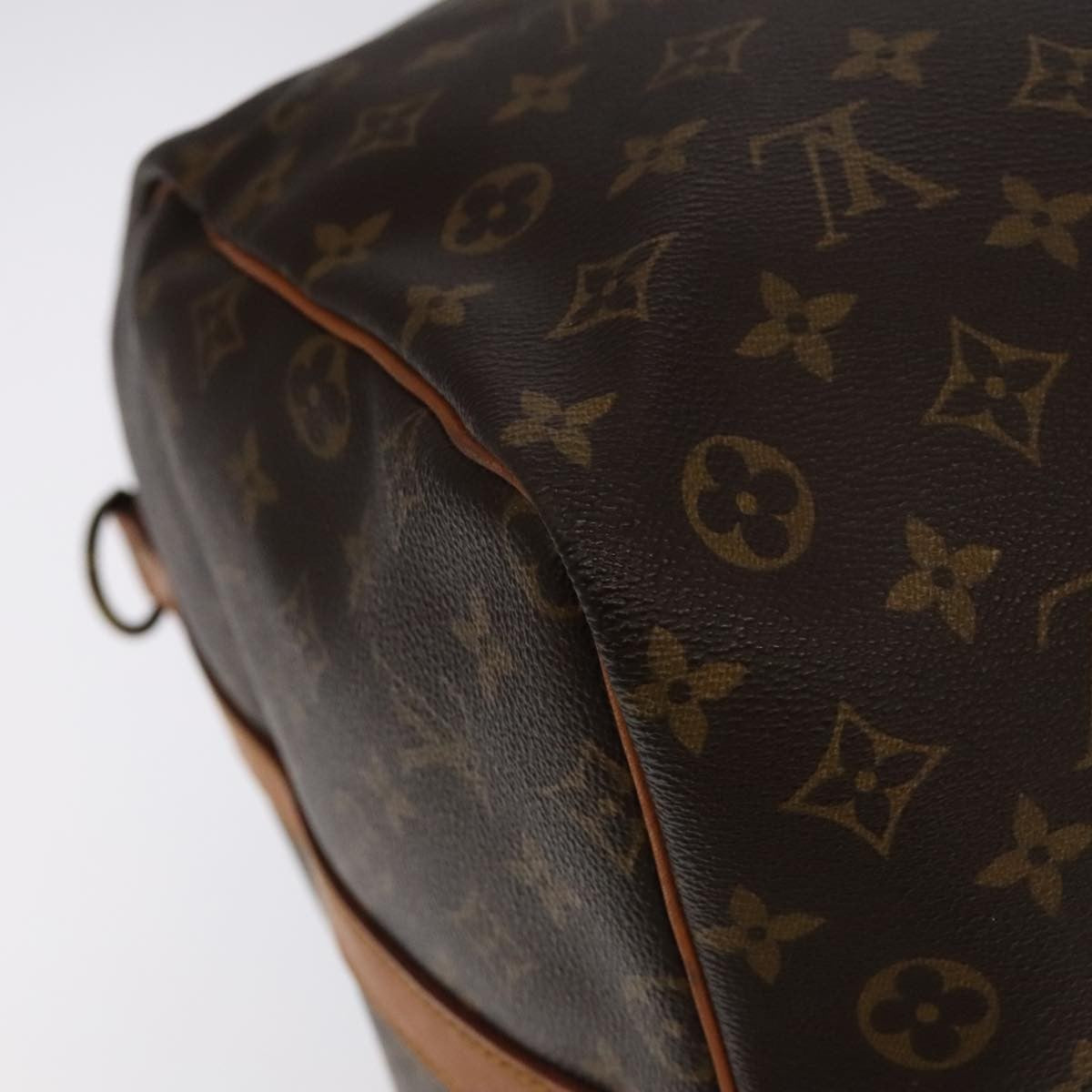 Louis Vuitton Keepall Bandouliere Bag Monogram Canvas Brown Canvas Travel Bag