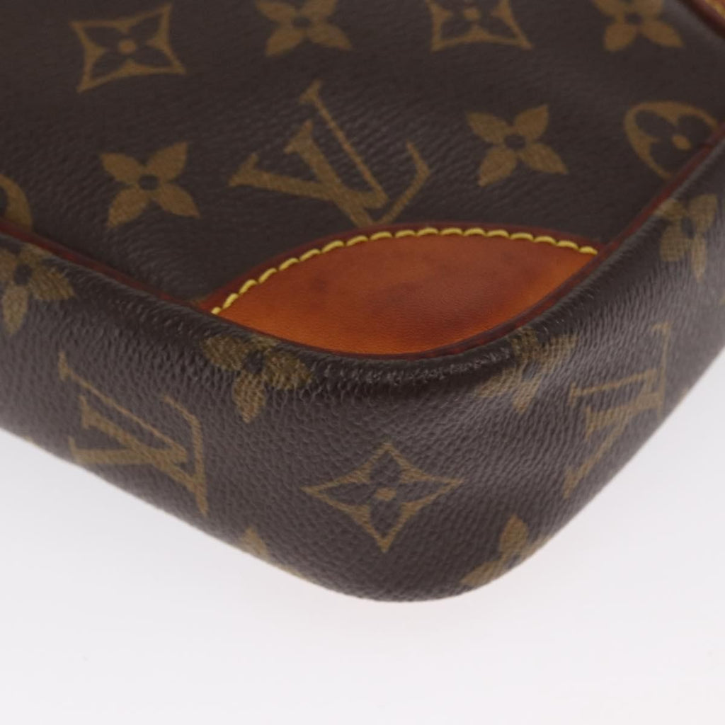 Louis Vuitton Danube Handbag Monogram Canvas Brown Canvas Shoulder Bag