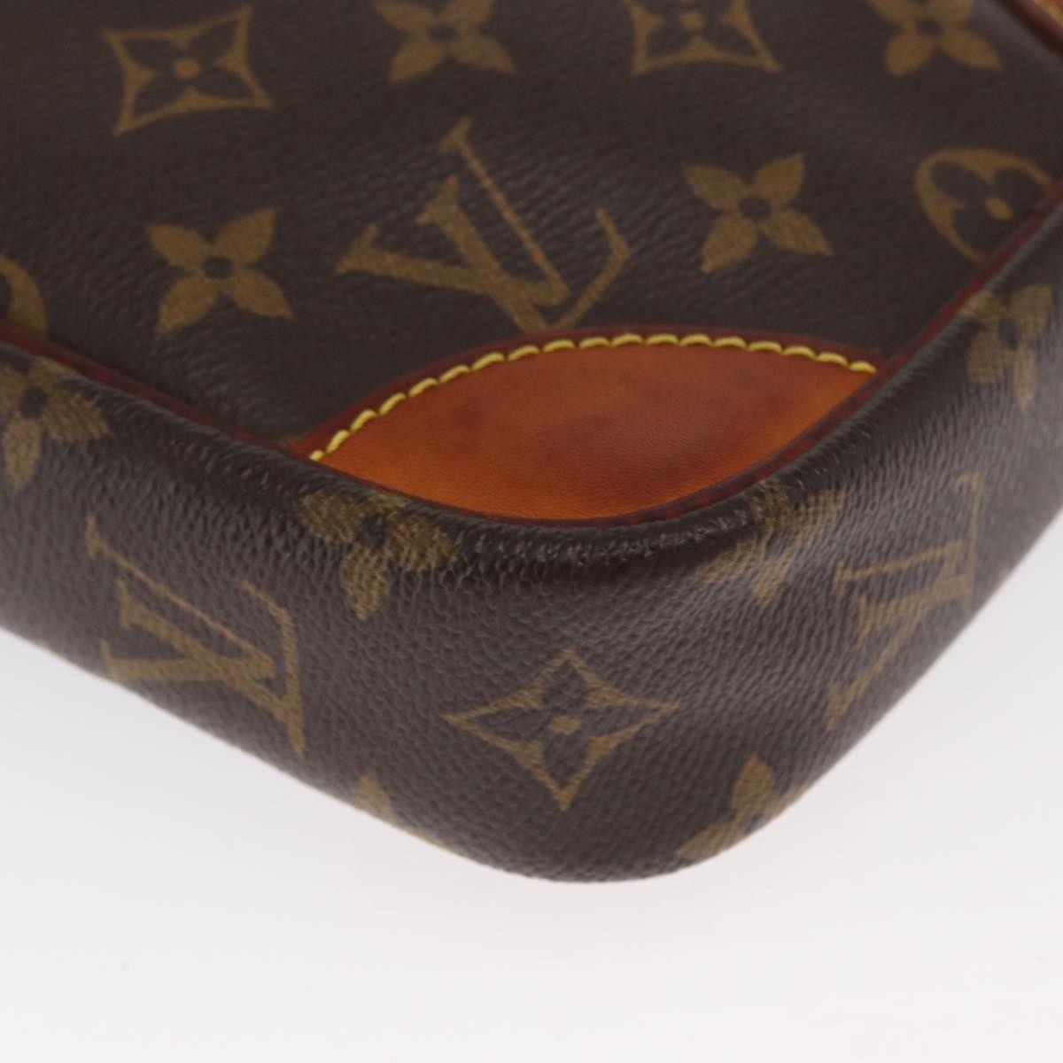 Louis Vuitton Danube Handbag Monogram Canvas Brown Canvas Shoulder Bag