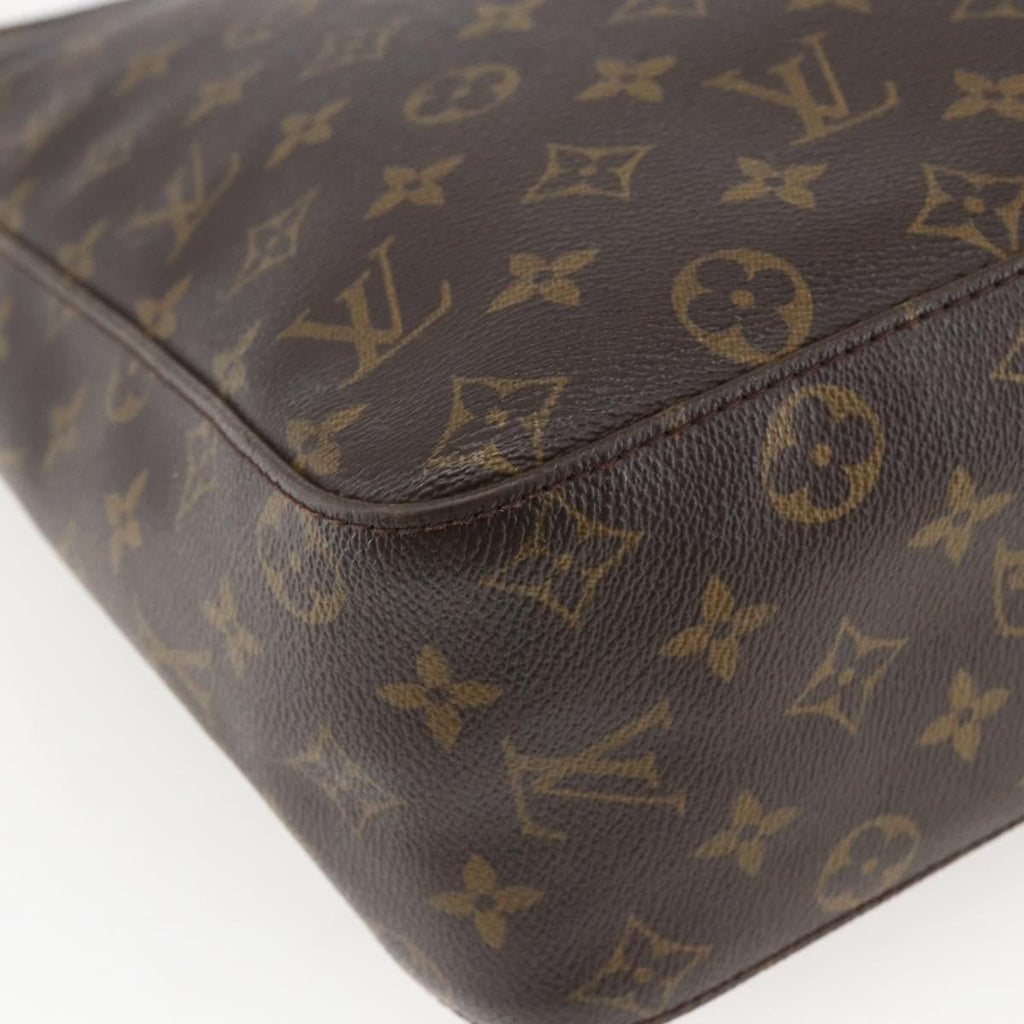 Louis Vuitton Monogram Looping Handbag Monogram Canvas Brown Canvas Shoulder Bag