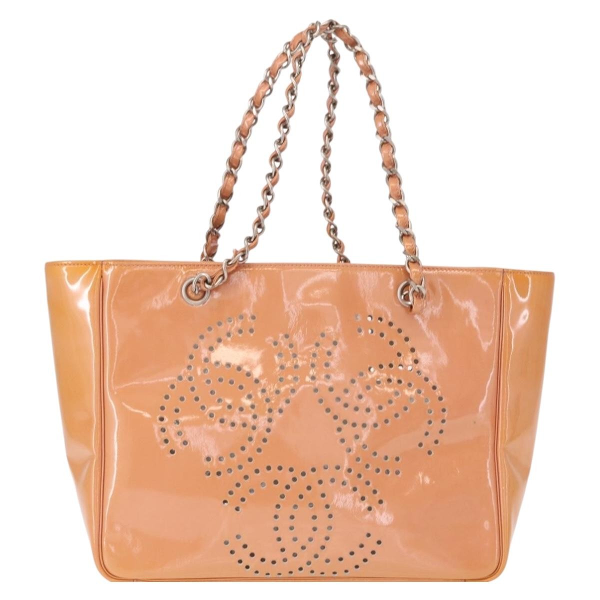 Chanel Triple Cc Tote Patent Pink Patent_Leather Tote Bag Bag