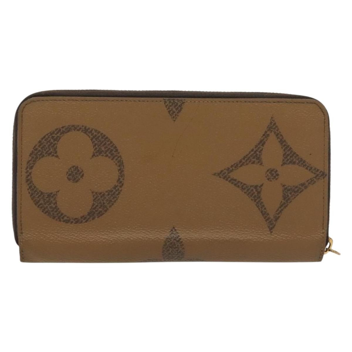 Louis Vuitton Zippy Wallet Canvas Brown Canvas Wallets Accessory