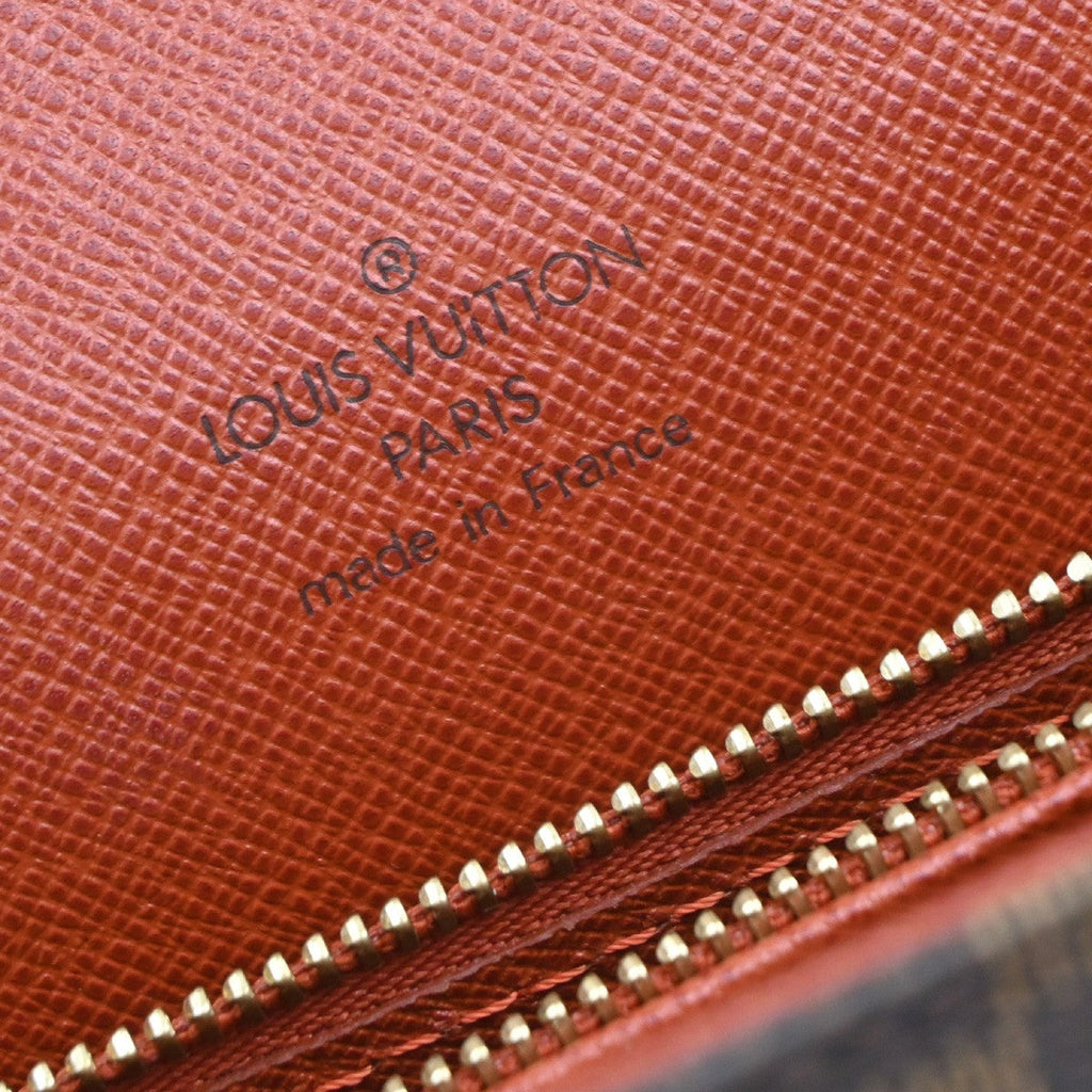 Louis Vuitton Tribeca Handbag Damier Brown Leather Shoulder Bag