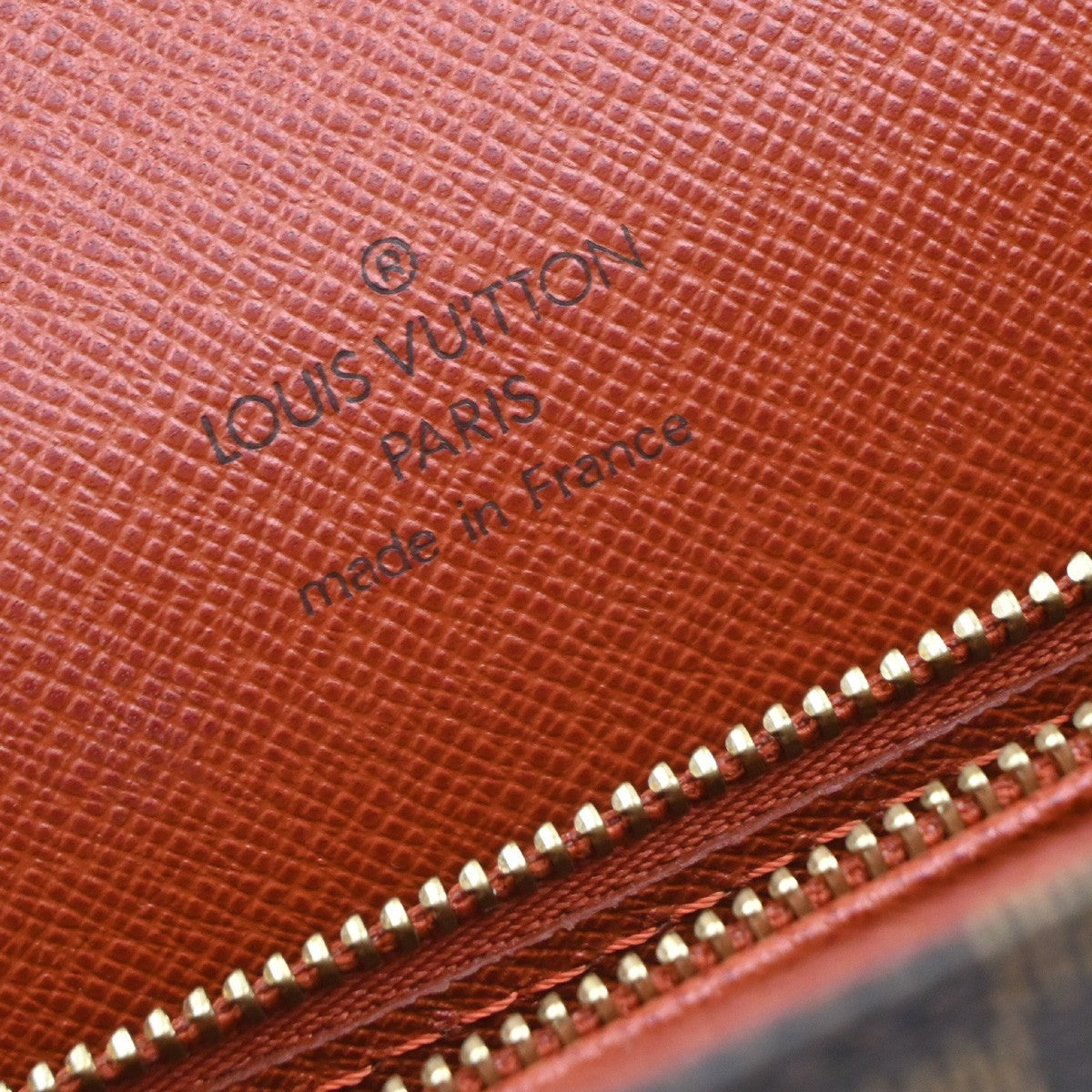 Louis Vuitton Tribeca Handbag Damier Brown Leather Shoulder Bag
