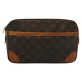 Louis Vuitton Compiegne Canvas Brown Canvas Clutche & Pouche Bag