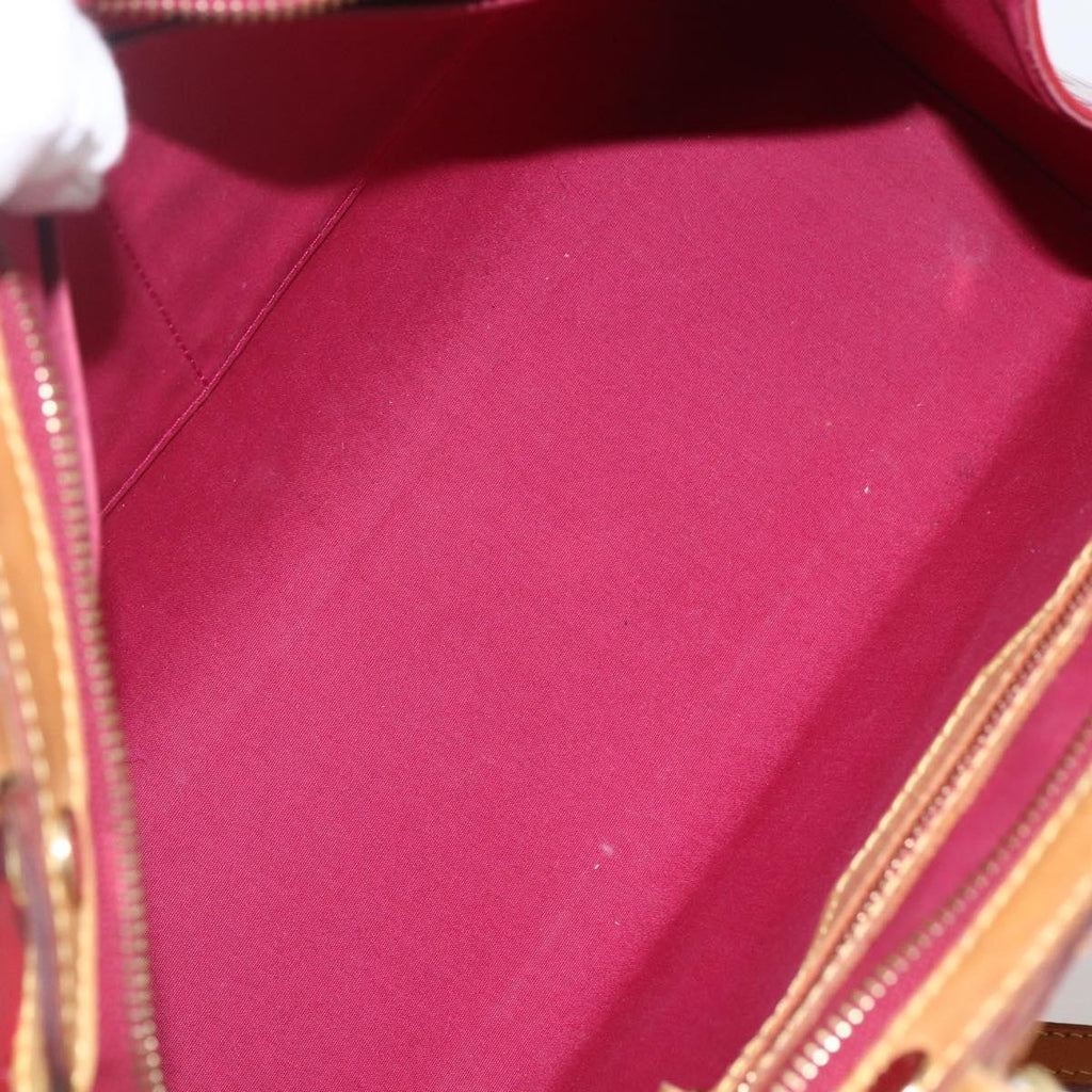 Louis Vuitton Brea Handbag Monogram Vernis Red Patent_Leather Handbag