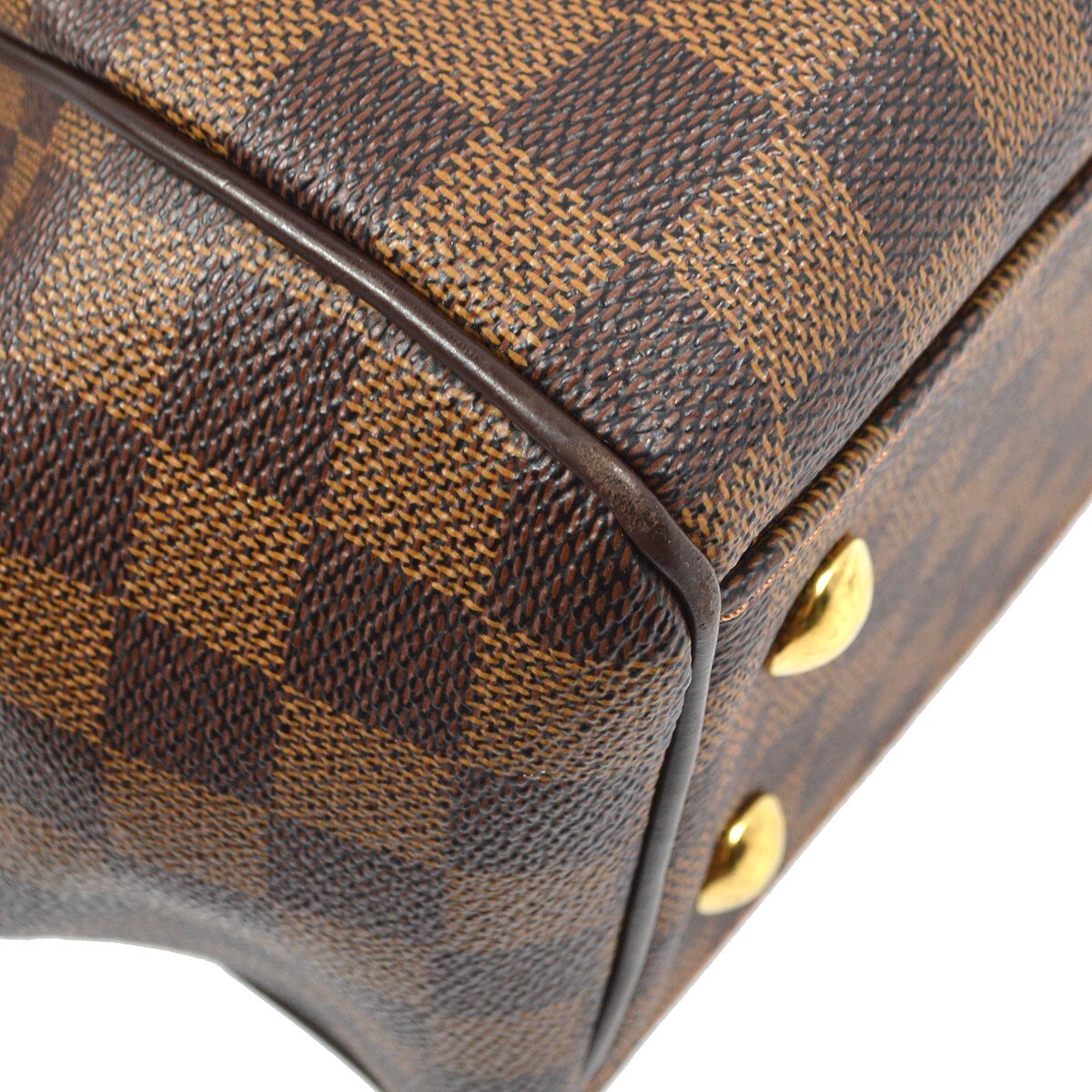 Louis Vuitton Trevi Handbag Damier Brown Canvas Handbag