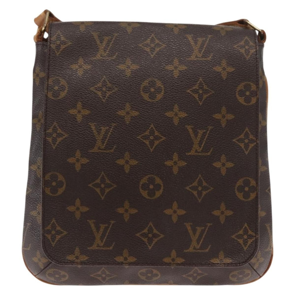 Louis Vuitton Musette Salsa Handbag Monogram Canvas Brown Canvas Shoulder Bag