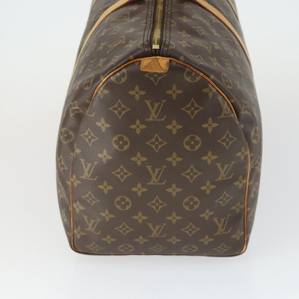 Louis Vuitton Keepall Bag Monogram Canvas Brown Canvas Travel Bag