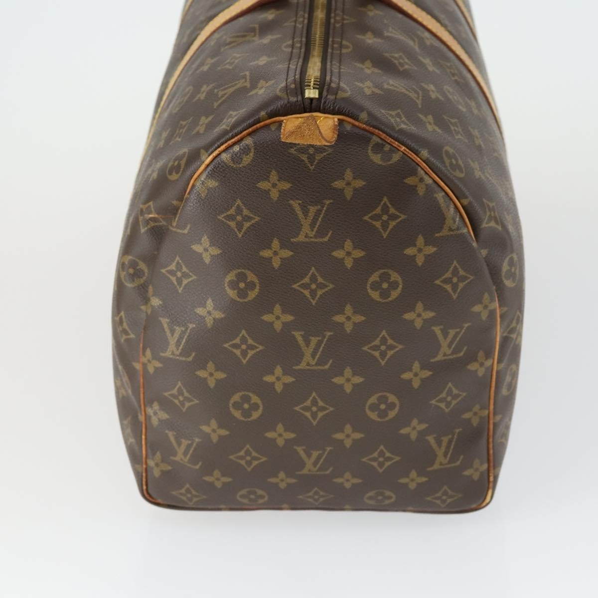 Louis Vuitton Keepall Bag Monogram Canvas Brown Canvas Travel Bag