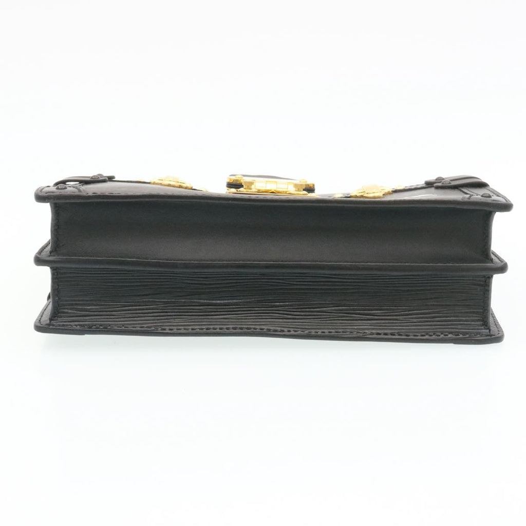Louis Vuitton Trunk Clutch Epi Leather Black Leather Clutche & Pouche Bag