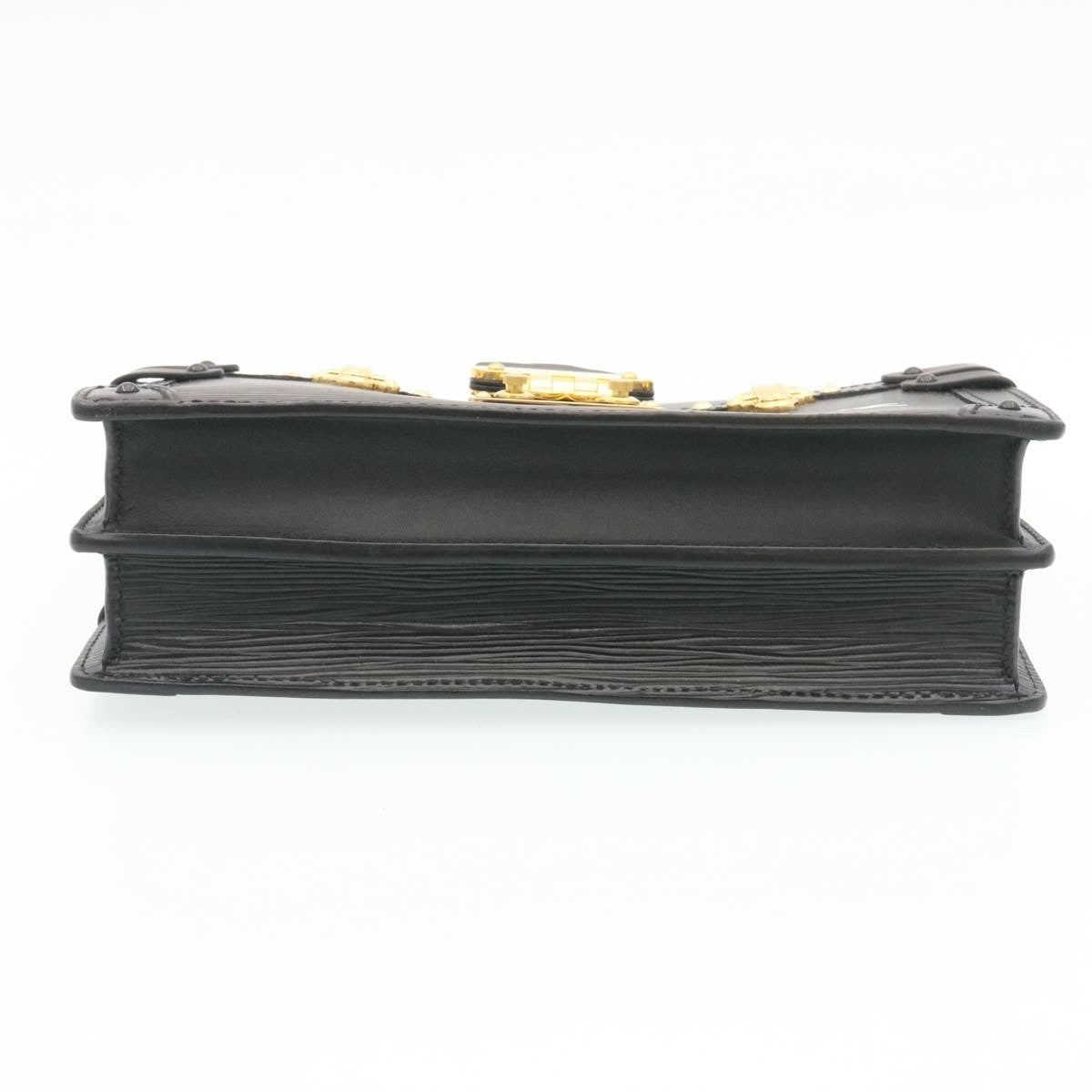 Louis Vuitton Trunk Clutch Epi Leather Black Leather Clutche & Pouche Bag