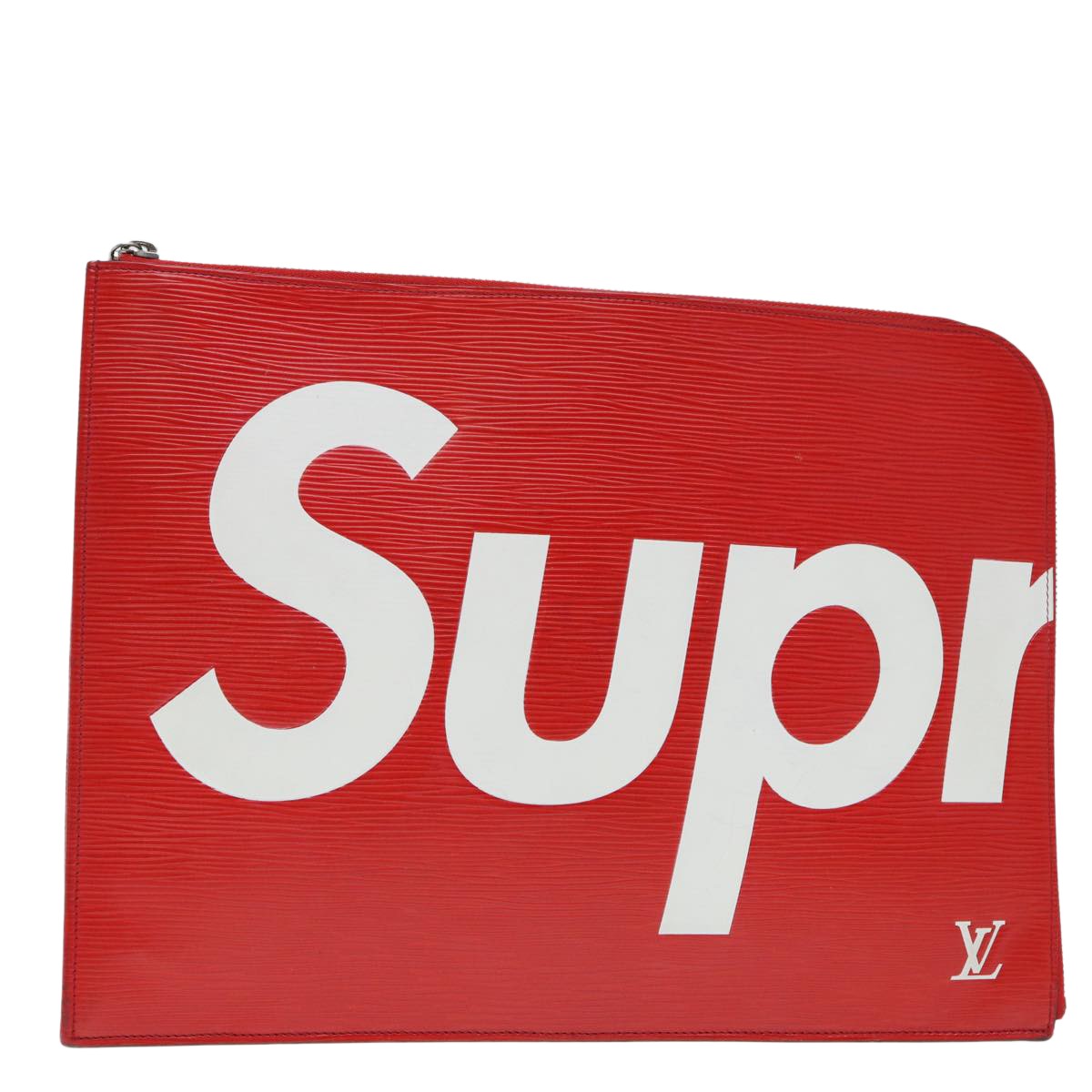 Louis Vuitton Pochette Jour Limited Edition Supreme Epi Leather Red Leather Clutche & Pouche Bag
