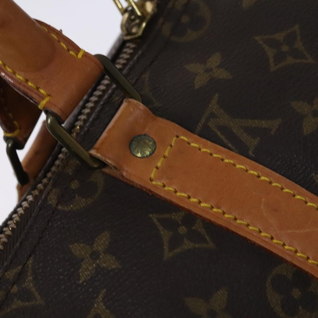Louis Vuitton Keepall Bag Monogram Canvas Brown Canvas Travel Bag