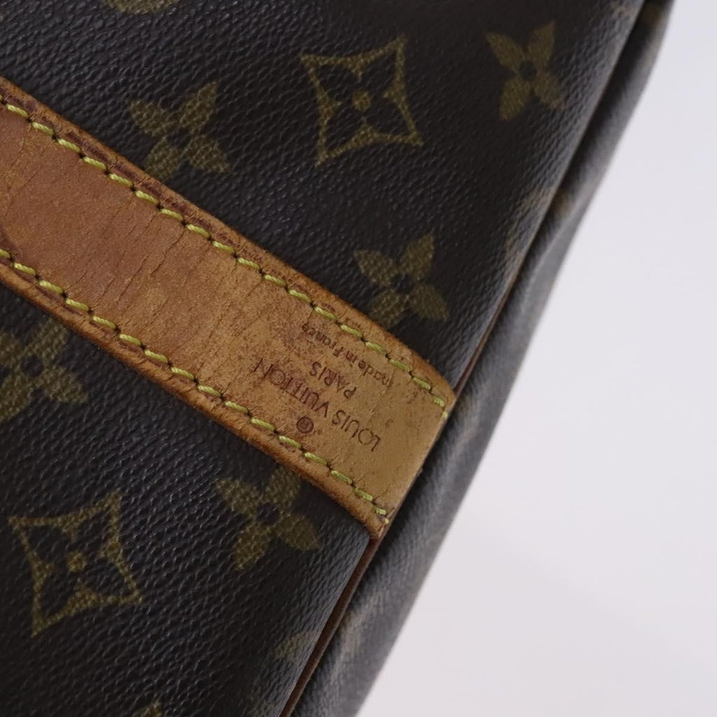 Louis Vuitton Keepall Bandouliere Bag Monogram Canvas Brown Canvas Travel Bag
