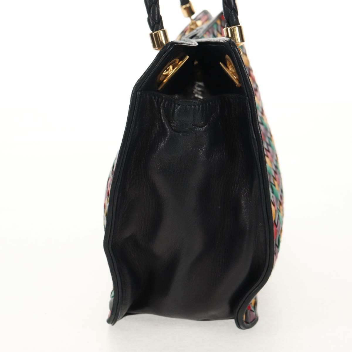 Bottega Veneta Intrecciato Shoulder Bag Leather Multicolour Leather Shoulder Bag Bag