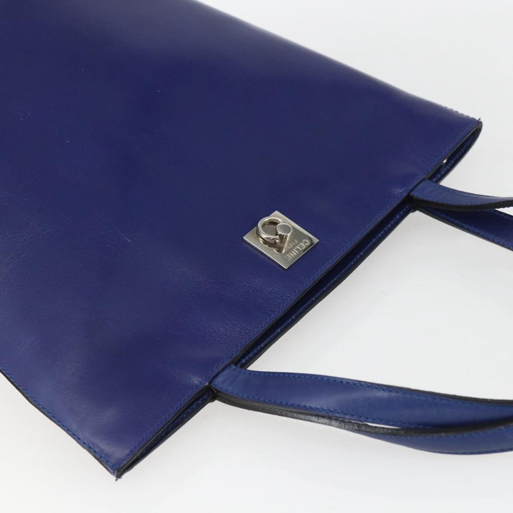 Celine Handbag Leather Blue Leather Handbag