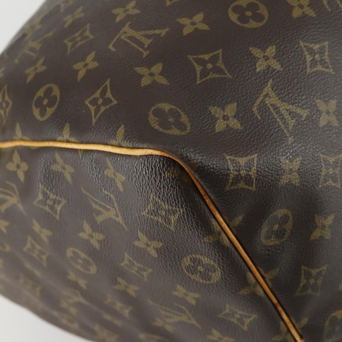 Louis Vuitton Keepall Bag Monogram Canvas Brown Canvas Travel Bag