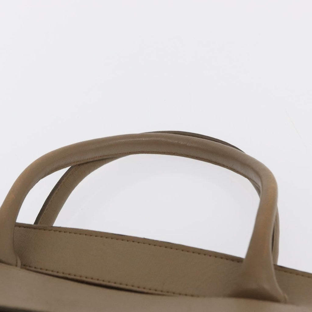 Saint Laurent Vintage Handbag Pvc Leather Gray Pvc Handbag (Pre-Owned)