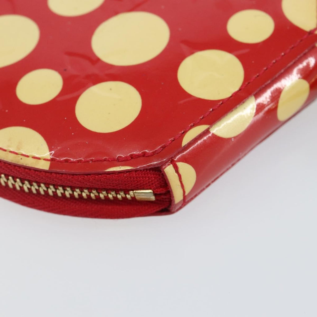 Louis Vuitton Boite Chapeau Coin Purse Patent Leather Red Patent_Leather Wallets Accessory