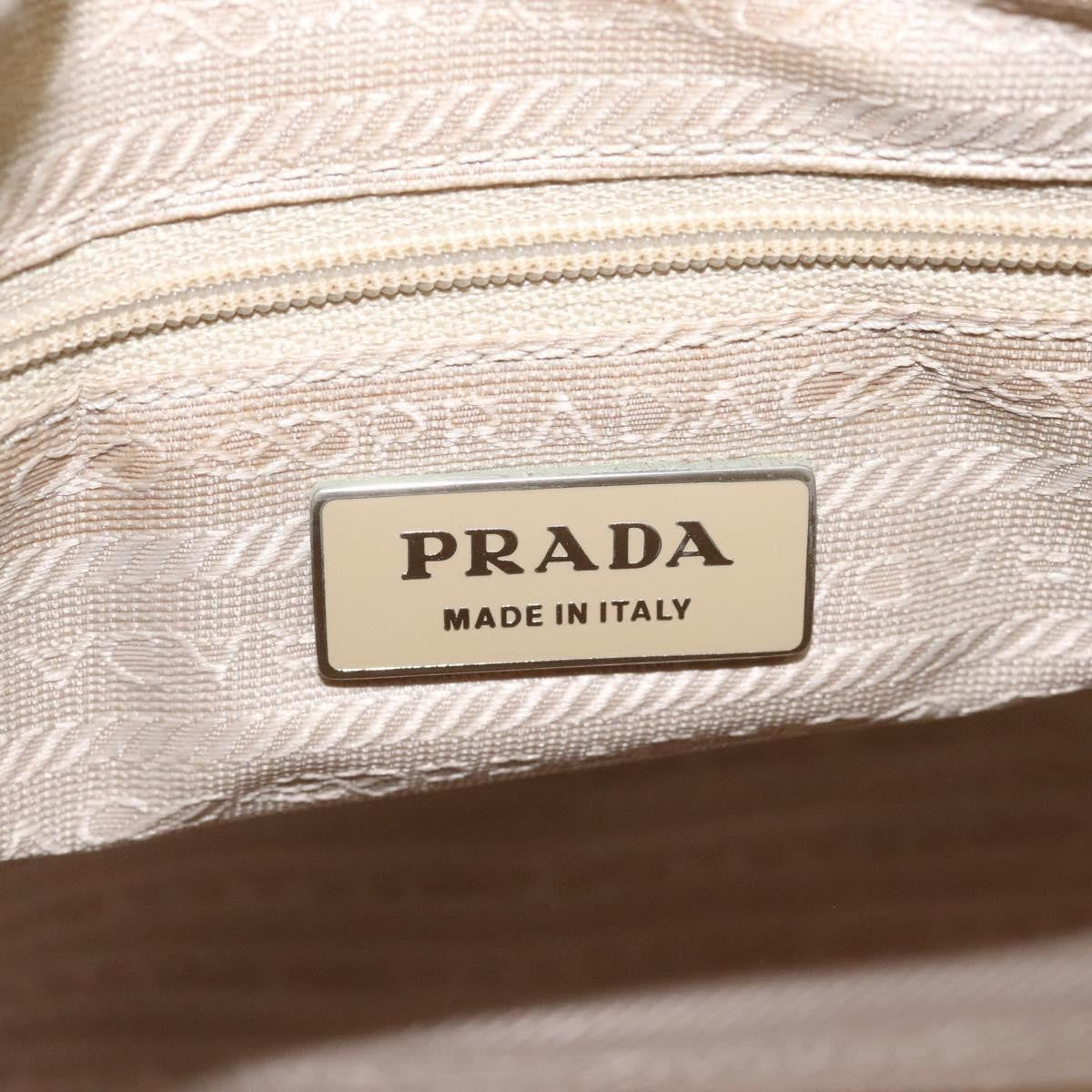 Prada Vintage Tote Tessuto White Nylon Tote Bag Bag
