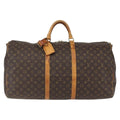 Louis Vuitton Keepall Bag Monogram Canvas Brown Canvas Travel Bag