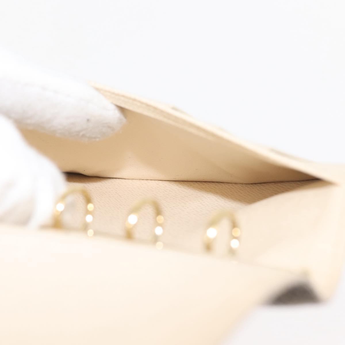 Louis Vuitton Agenda Cover Damier Azur Beige Canvas Toiletry Case Accessory