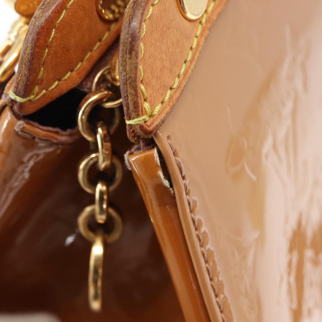 Louis Vuitton Brea Handbag Monogram Vernis Brown Patent_Leather Handbag