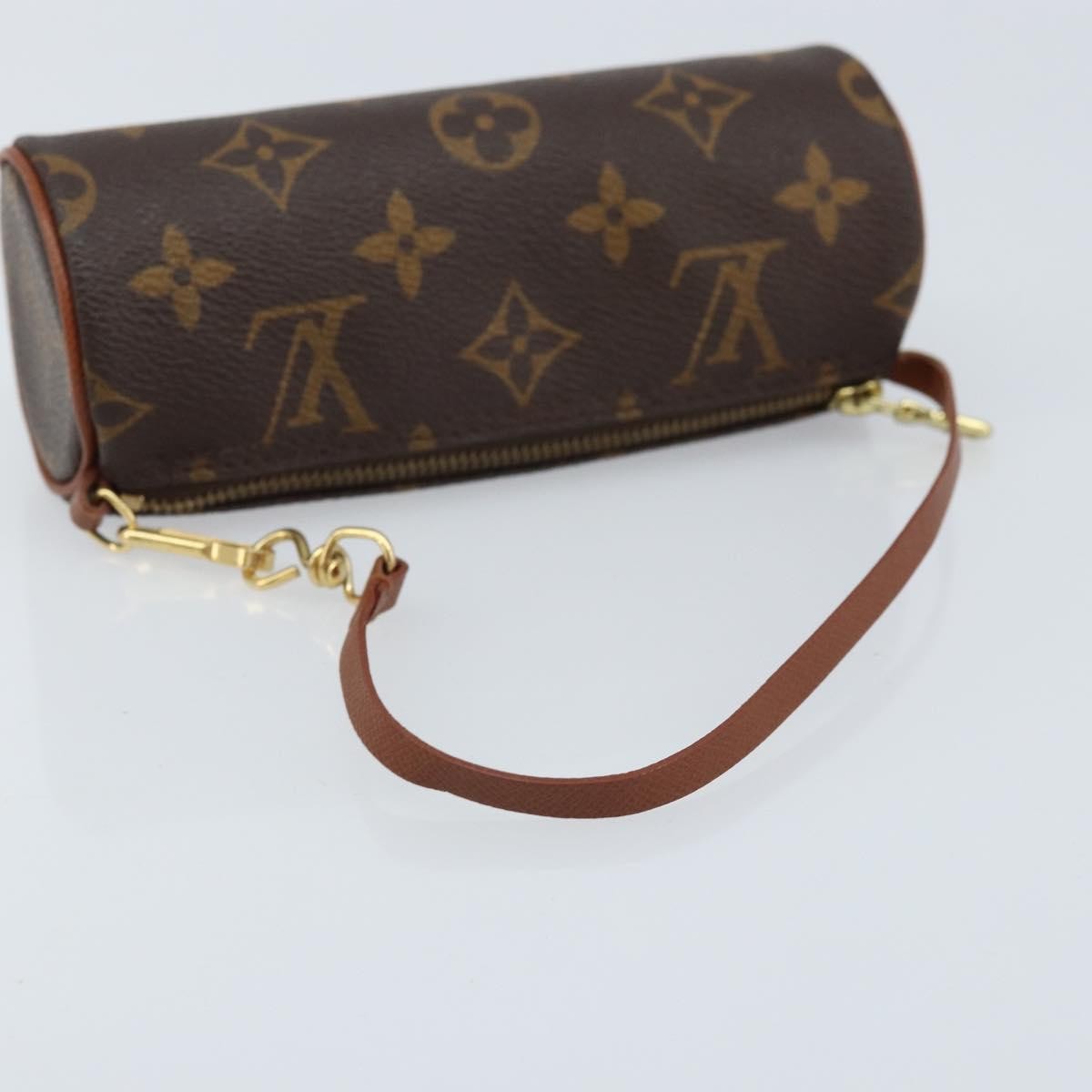 Louis Vuitton Papillon Pochette Monogram Canvas Brown Canvas Clutche & Pouche Bag