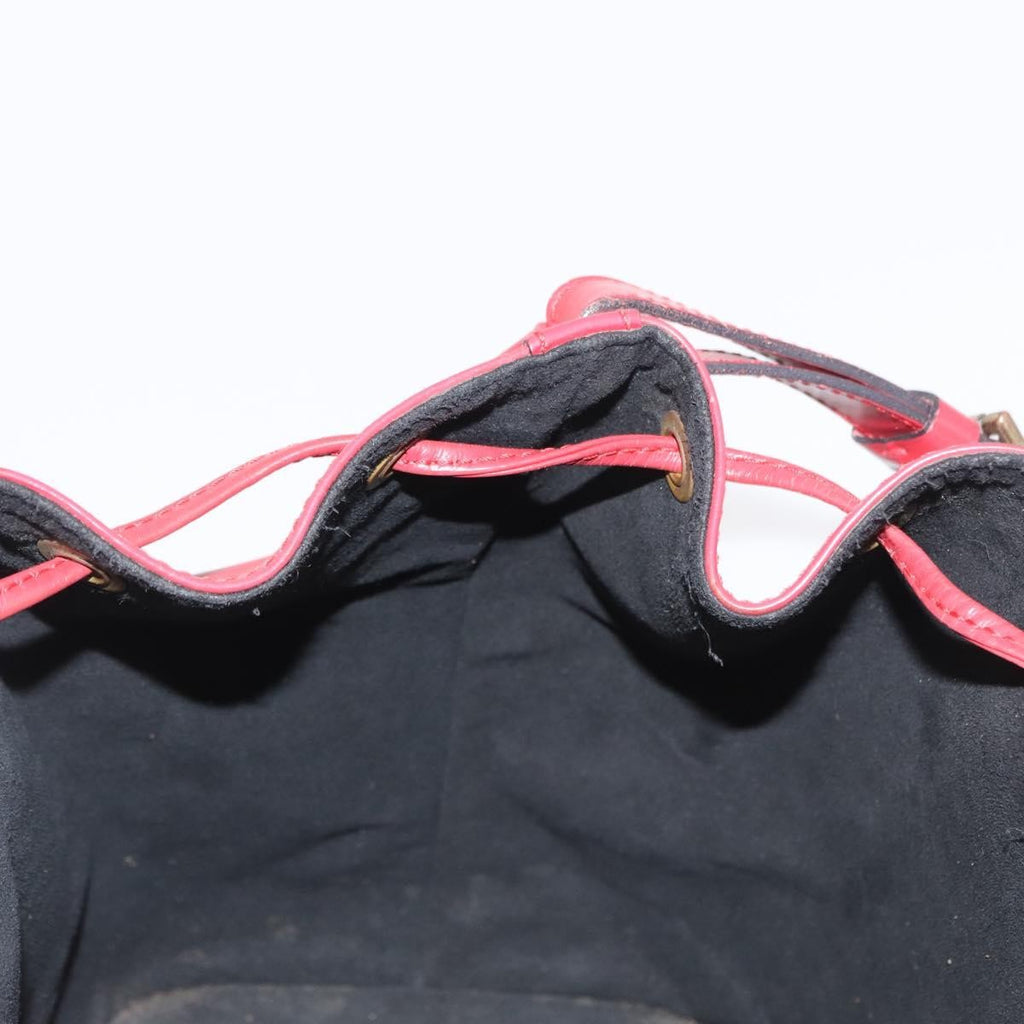 Louis Vuitton Petit Noe Handbag Epi Leather Red Leather Shoulder Bag