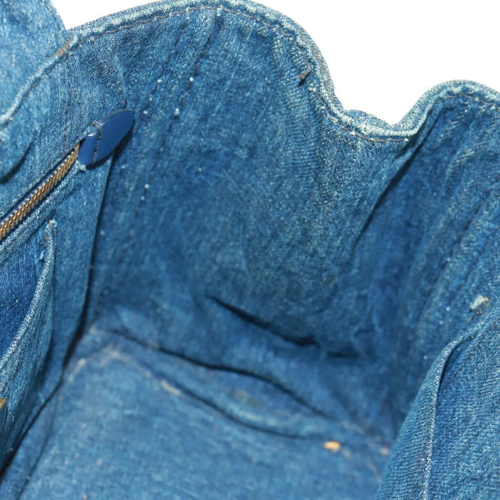 Prada Canapa Tote Denim Blue Denim_Jeans Tote Bag Bag