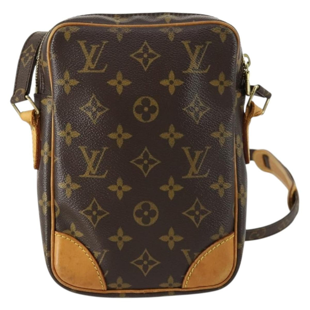 Louis Vuitton Danube Handbag Monogram Canvas Brown Canvas Shoulder Bag