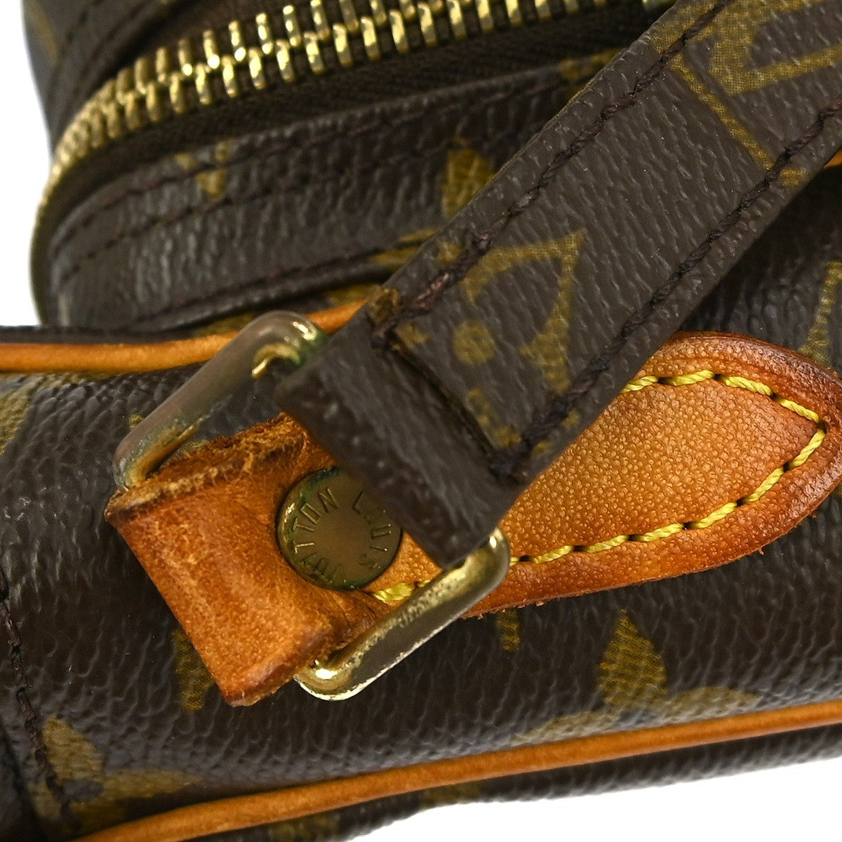 Louis Vuitton Amazone Bag Monogram Canvas Brown Canvas Shoulder Bag