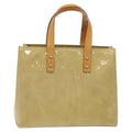 Louis Vuitton Reade Handbag Monogram Vernis Beige Patent_Leather Bag