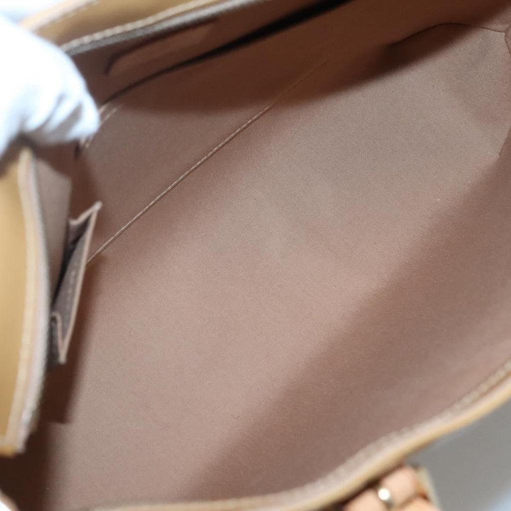 Louis Vuitton Brentwood Handbag Monogram Vernis Brown Patent_Leather Shoulder Bag