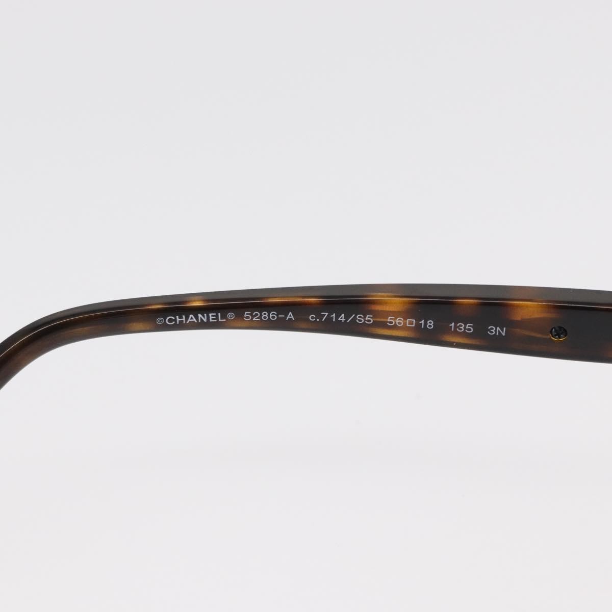 Chanel Logo Cc Sunglasses Plastic Brown Plastic Sunglasse Accessory