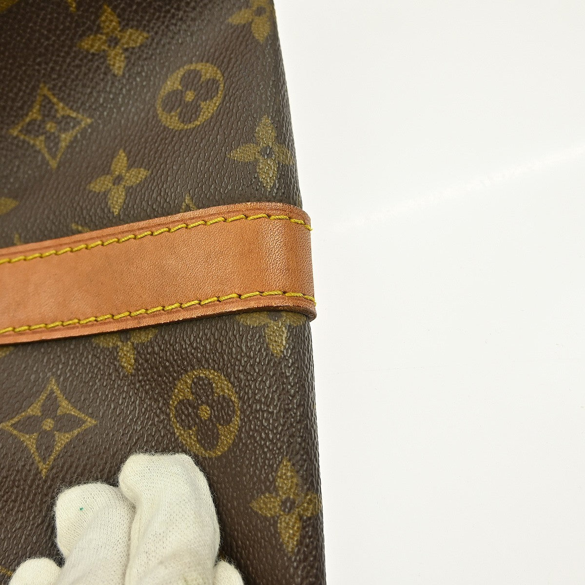 Louis Vuitton Keepall Bag Monogram Canvas Brown Canvas Travel Bag
