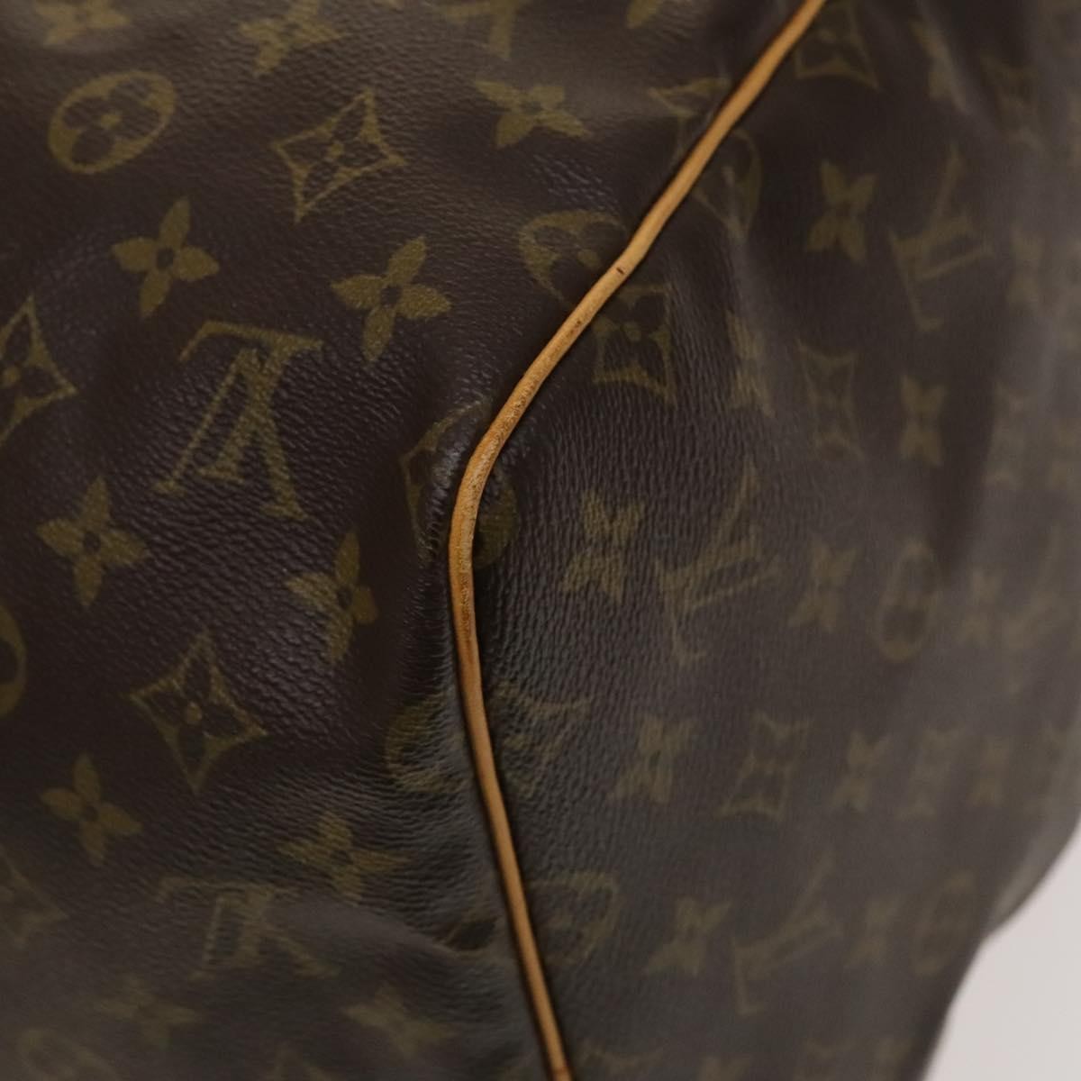 Louis Vuitton Keepall Bag Monogram Canvas Brown Canvas Travel Bag