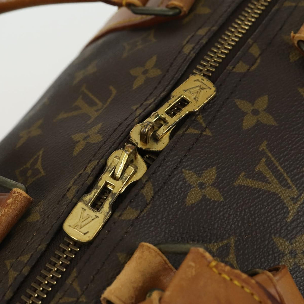 Louis Vuitton Keepall Bag Monogram Canvas Brown Canvas Travel Bag