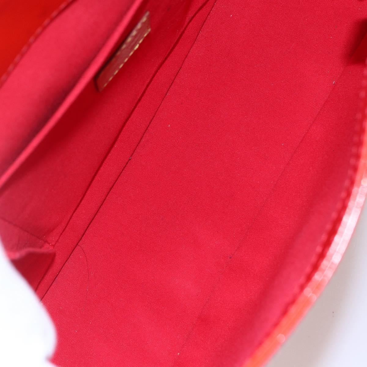 Louis Vuitton Biscayne Bay Handbag Monogram Vernis Red Patent_Leather Bag