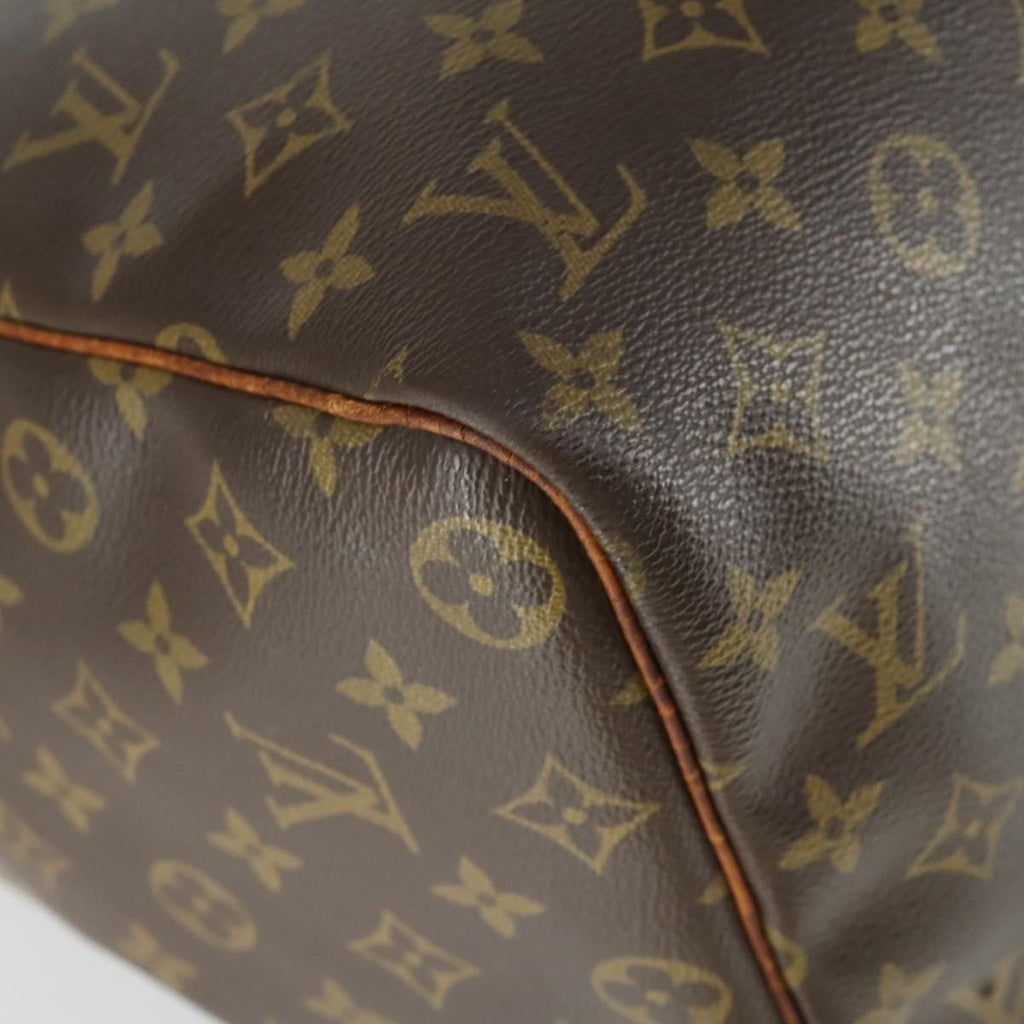 Louis Vuitton Keepall Bag Monogram Canvas Brown Canvas Travel Bag